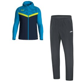 Jako Iconic Präsentationsanzug Set Herren 2-teilig Kapuzen Präsentationsjacke Präsentationshose