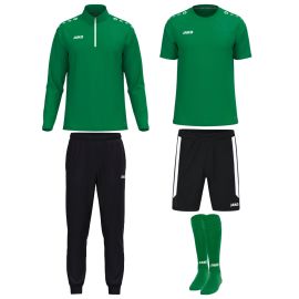 Jako One Fussball Trainingstop Set Herren Damen 5-teilig Trainingstop Polyesterhose T-Shirt Short Sockenstutzen
