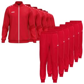 Jako One Polyesteranzug Satz Herren Damen 2-teilig Polyesterjacke Polyesterhose