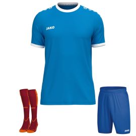 Jako One Trikotsatz Herren Damen 3-teilig Trikot Fussball Short mit Innenslip Stutzenstrumpf