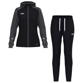 Jako Sonic Trainingsanzug Set Herren Damen 2-teilig Damen Trainingsjacke mit Kapuze Sweathose
