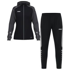 Jako Sonic Trainingsanzug Set Herren Damen 2-teilig Damen Trainingsjacke mit Kapuze Trainingshose
