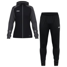 Jako Sonic Trainingsanzug Set Herren Damen 2-teilig Damen Trainingsjacke mit Kapuze Trainingshose
