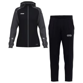 Jako Sonic Trainingsanzug Set Herren Damen 2-teilig Damen Trainingsjacke mit Kapuze Trainingshose
