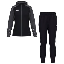 Jako Sonic Trainingsanzug Set Herren Damen 2-teilig Damen Trainingsjacke mit Kapuze Trainingshose