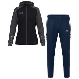 Jako Sonic Trainingsanzug Set Herren Damen 2-teilig Trainingsjacke mit Kapuze Trainingshose