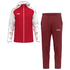 Jako Sonic Trainingsanzug Set Herren Damen 2-teilig Trainingsjacke mit Kapuze Trainingshose