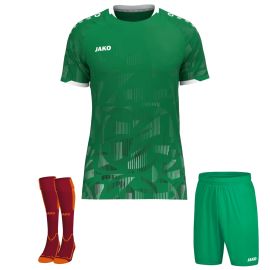 Jako Sonic Trikotsatz Herren Damen 3-teilig Trikot Fussball Short Stutzenstrumpf