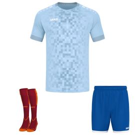 Jako Trikotsatz Pixel Kinder 3-teilig Fussball Trikot Shorts Stutzenstrumpf