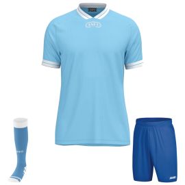 Jako Trikotsatz Retro Herren Damen 3-teilig Trikot Fussball Short mit Innenslip Sockenstutzen