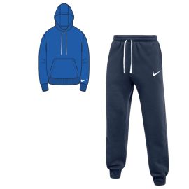 Nike Park 26 Sweatanzug Herren Damen 2-teilig Fleece Hoodie Blank Fleece Sweathose