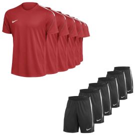 Nike Strike 26 Fussball Shirt Satz Herren Damen 2-teilig Trainingsshirt Trainingsshorts