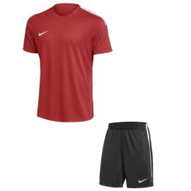 Nike Strike 26 Fussball Shirt Set Herren Damen 2-teilig Trainingsshirt Trainingsshorts mit Reissverschlusstaschen