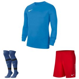 Nike Trikotsatz langarm Park 7 Kinder 3-teilig Trikot langarm Short Stutzenstrumpf