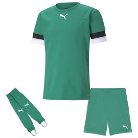 Puma Team Rise Trikotsatz Herren Damen 3-teilig Fussball Trikot Shorts Torwart Stegstutzen Core Stirrup