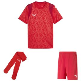 Puma teamCUP Trikotsatz Herren Damen 3-teilig Fussball Trikot Fussballshort Sockenstutzen