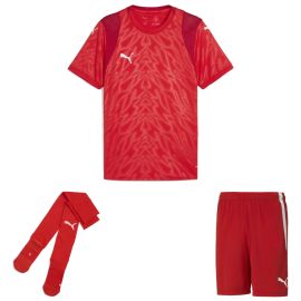 Puma teamCUP Trikotsatz Herren Damen 3-teilig Fussball Trikot Fussballshort Sockenstutzen