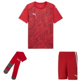 Puma teamFINAL26 Trikotsatz Herren Damen 3-teilig Graphic Trikot Fussballshort Core Sockenstutzen