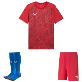 Puma teamFINAL26 Trikotsatz Kinder 3-teilig Graphic Trikot Fussballshort Fussballsocken