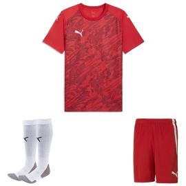 Puma teamFINAL26 Trikotsatz Kinder 3-teilig Graphic Trikot Fussballshort Sockenstutzen