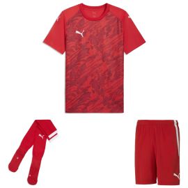 Puma teamFINAL26 Trikotsatz Kinder 3-teilig Graphic Trikot Fussballshort Sockenstutzen