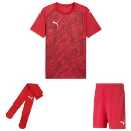 Puma teamFINAL26 Trikotsatz Kinder 3-teilig Graphic Trikot Fussballshort Sockenstutzen