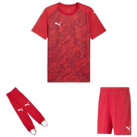 Puma teamFINAL26 Trikotsatz Herren Damen 3-teilig Graphic Trikot Fussballshort Torwart Stegstutzen Core Stirrup