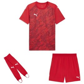 Puma teamFINAL26 Trikotsatz Herren Damen 3-teilig Graphic Trikot Short Torwart Stegstutzen Core Stirrup