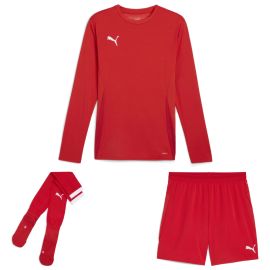 Puma teamGoal Trikotsatz langarm Herren Damen 3-teilig Langarmtrikot Short Sockenstutzen