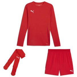 Puma teamGoal Trikotsatz langarm Herren Damen 3-teilig Langarmtrikot Short Sockenstutzen