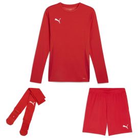 Puma teamGoal Trikotsatz langarm Herren Damen 3-teilig Langarmtrikot Shorts Sockenstutzen