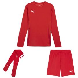 Puma teamGoal Trikotsatz langarm Kinder 3-teilig Langarmtrikot Shorts Sockenstutzen