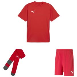 Puma teamGoal Trikotsatz Herren Damen 3-teilig Fussball Trikot Fussballshort Core Sockenstutzen