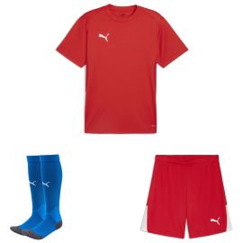 Puma teamGoal Trikotsatz Herren Damen 3-teilig Fussball Trikot Shorts Fussballsocken