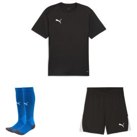 Puma teamGoal Trikotsatz Kinder 3-teilig Fussball Trikot Shorts Fussballsocken