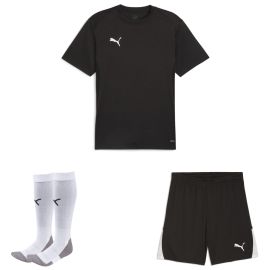 Puma teamGoal Trikotsatz Kinder 3-teilig Fussball Trikot Shorts Sockenstutzen