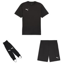 Puma teamGoal Trikotsatz Kinder 3-teilig Fussball Trikot Shorts Torwart Stegstutzen Core Stirrup