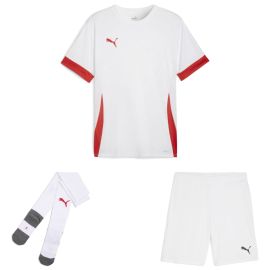 Puma teamGoal Trikotsatz Kinder 3-teilig Matchday Trikot Shorts