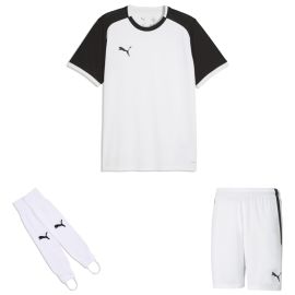Puma teamLIGA26 Trikotsatz Kinder 3-teilig Trikot Matchday Fussballshort Torwart Stegstutzen Core Stirrup