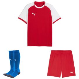 Puma teamLIGA26 Trikotsatz Herren Damen 3-teilig Trikot Matchday Shorts Fussballsocken