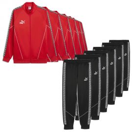 Puma Trainingsanzug Satz teamKING Herren Damen 2-teilig Trainingsjacke Trainingshose
