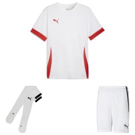 Puma teamGoal Trikotsatz Kinder 3-teilig Matchday Trikot Fussballshort Sockenstutzen