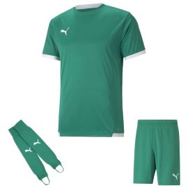 Puma Trikotsatz Team Liga Herren Damen 3-teilig Fussball Trikot Fussballshort Torwart Stegstutzen Core Stirrup