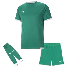 Puma Trikotsatz Team Liga Herren Damen 3-teilig Fussball Trikot Short Torwart Stegstutzen Core Stirrup