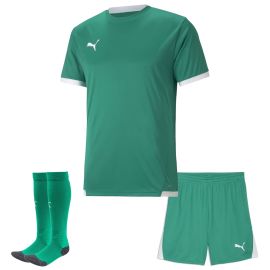 Puma Trikotsatz Team Liga Herren Damen 3-teilig Fussball Trikot Shorts Fussballsocken