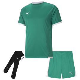Puma Trikotsatz Team Liga Herren Damen 3-teilig Fussball Trikot Shorts Sockenstutzen
