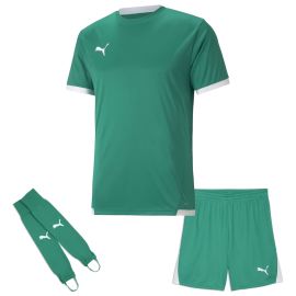 Puma Trikotsatz Team Liga Herren Damen 3-teilig Fussball Trikot Shorts Torwart Stegstutzen Core Stirrup