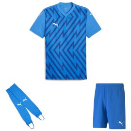 Puma Trikotsatz teamGLORY Herren Damen 3-teilig Fussball Trikot Fussballshort Torwart Stegstutzen Core Stirrup