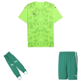 Puma Trikotsatz teamULTIMATE Herren Damen 3-teilig Fussball Trikot Fussballshort Torwart Stegstutzen Core Stirrup