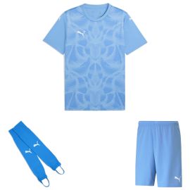 Puma Trikotsatz teamULTIMATE Kinder 3-teilig Fussball Trikot Fussballshort Torwart Stegstutzen Core Stirrup